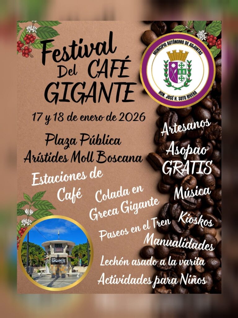 festival del café gigante adjuntas