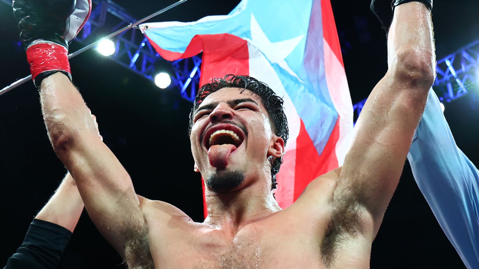 XANDER ZAYES DEJA A PUERTO RICO EN ALTO, ORGULLO BORICUA! skysports boxing xander zayas 7151945